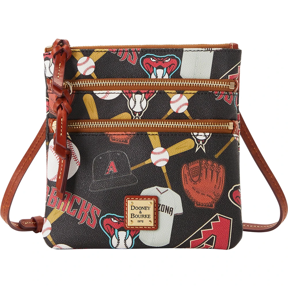 Dooney & Bourke Arizona Diamondbacks Game Day Triple Zip Crossbody Purse