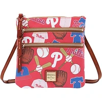 Dooney & Bourke Philadelphia Phillies Game Day Triple Zip Crossbody Purse