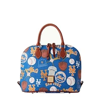 Dooney & Bourke New York Mets Game Day Zip Zip Satchel