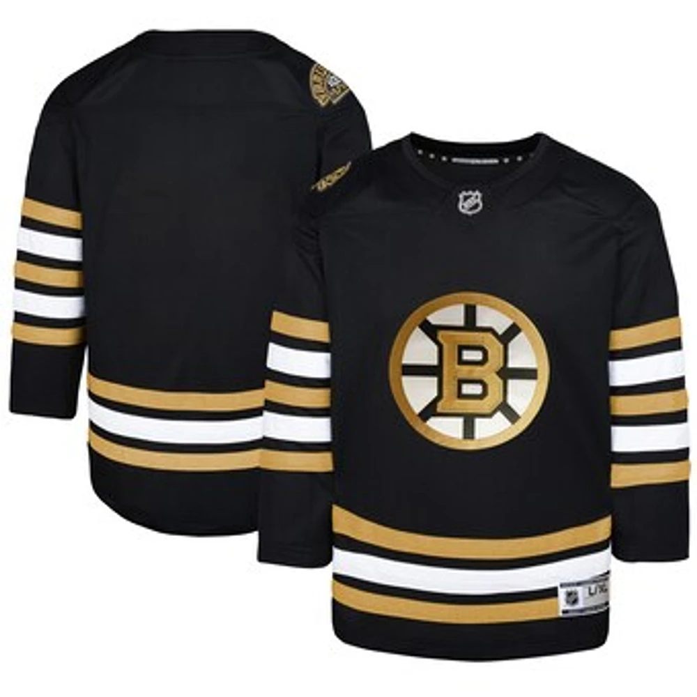 Youth  Black Boston Bruins 100th Anniversary Premier Jersey