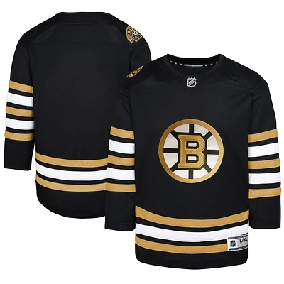 Youth  Black Boston Bruins 100th Anniversary Premier Jersey