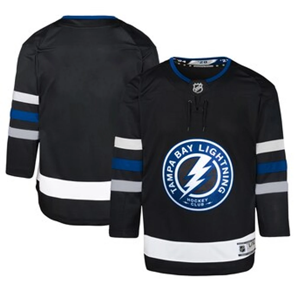 Youth Black Tampa Bay Lightning Alternate Premier Jersey