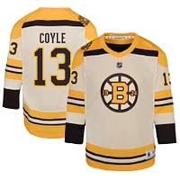 Youth Charlie Coyle Cream Boston Bruins 100th Anniversary Replica Player Jersey