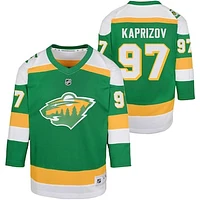 Youth Kirill Kaprizov Green Minnesota Wild 2023/24 Alternate Replica Player Jersey