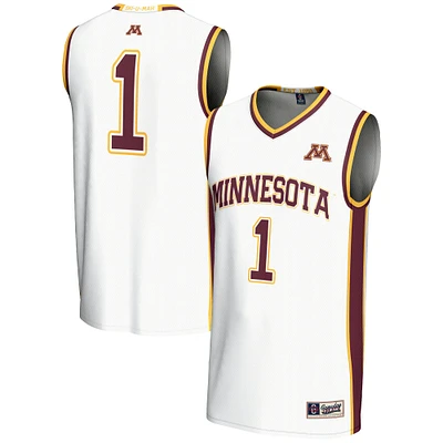 Male GameDay Greats #1  White Minnesota Golden Gophers Lightweight Basketball Jersey