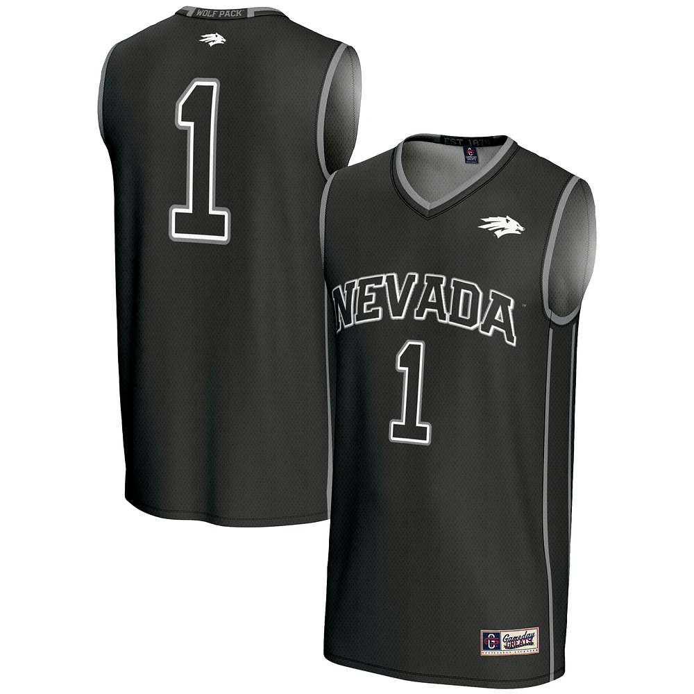 Male GameDay Greats #1 Nevada Wolf Pack Lightweight Basketball Jersey