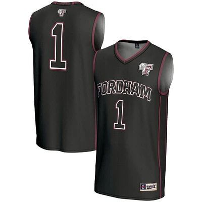 Youth GameDay Greats Black #1 Fordham Rams Lightweight Basketball Jersey