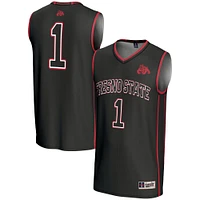 Youth GameDay Greats Black #1 Fresno State Bulldogs Lightweight Basketball Jersey