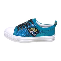 Women's Cuce Black Jacksonville Jaguars Team Sequin Sneakers