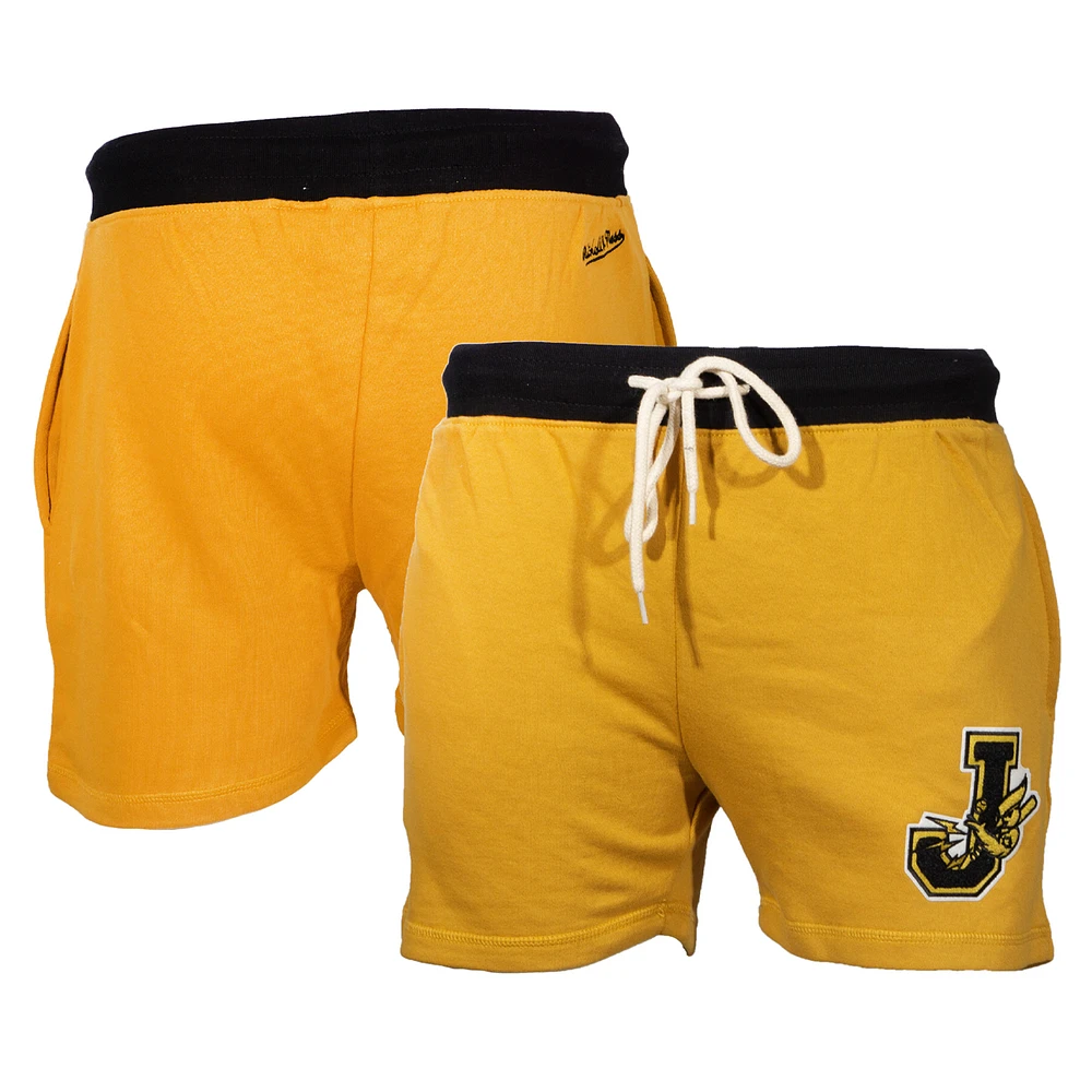 Men's Mitchell & Ness Yellow Toronto Blue Jays Eye Of The Tiger Shorts