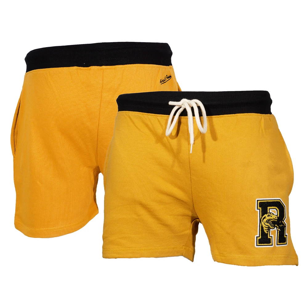 Men's Mitchell & Ness Gold Toronto Raptors Eye Of The Tiger Shorts