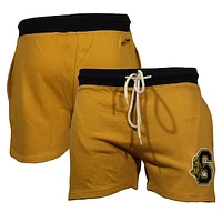 Men's Mitchell & Ness Yellow Ottawa Senators Eye Of The Tiger Shorts