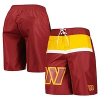 Men's G-III Sports by Carl Banks Burgundy Washington Commanders Sea Wind Swim Trunks