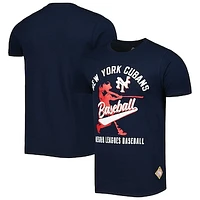 Men's Stitches Navy New York Cubans Soft Style T-Shirt