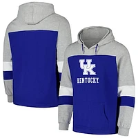 Women's Royal Kentucky Wildcats Plus Color-Block Pullover Hoodie