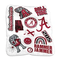 Alabama Crimson Tide 50'' x 60'' Native Raschel Plush Throw Blanket