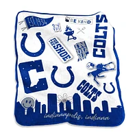 Indianapolis Colts 50'' x 60'' Native Raschel Plush Throw Blanket