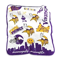 Minnesota Vikings 50'' x 60'' Native Raschel Plush Throw Blanket