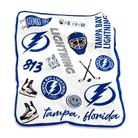 Tampa Bay Lightning 50'' x 60'' Native Raschel Plush Throw Blanket