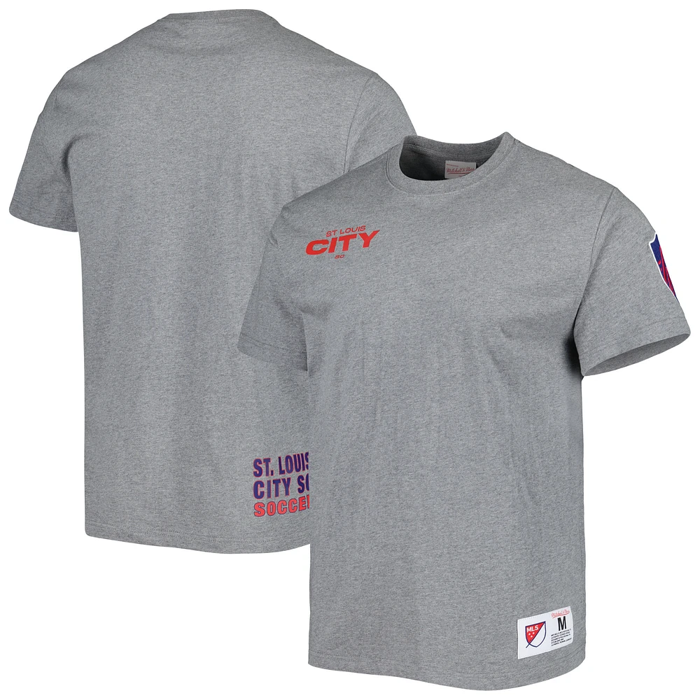 Men Mitchell & Ness Gray St. Louis City SC Tee