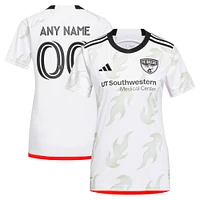 Women's adidas White FC Dallas 2023 Burn Baby Replica Custom Jersey