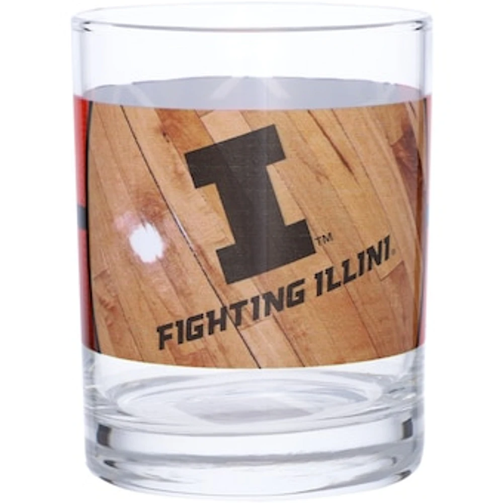 Illinois Fighting Illini 14oz. Basketball Glass