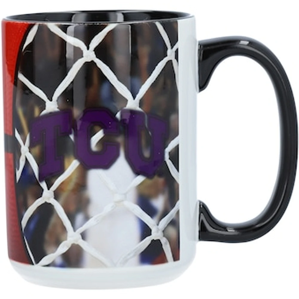 TCU Horned Frogs 15oz. Basketball Mug