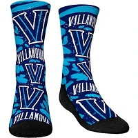 Youth Rock Em Socks Villanova Wildcats Allover Logo & Paint Crew Socks