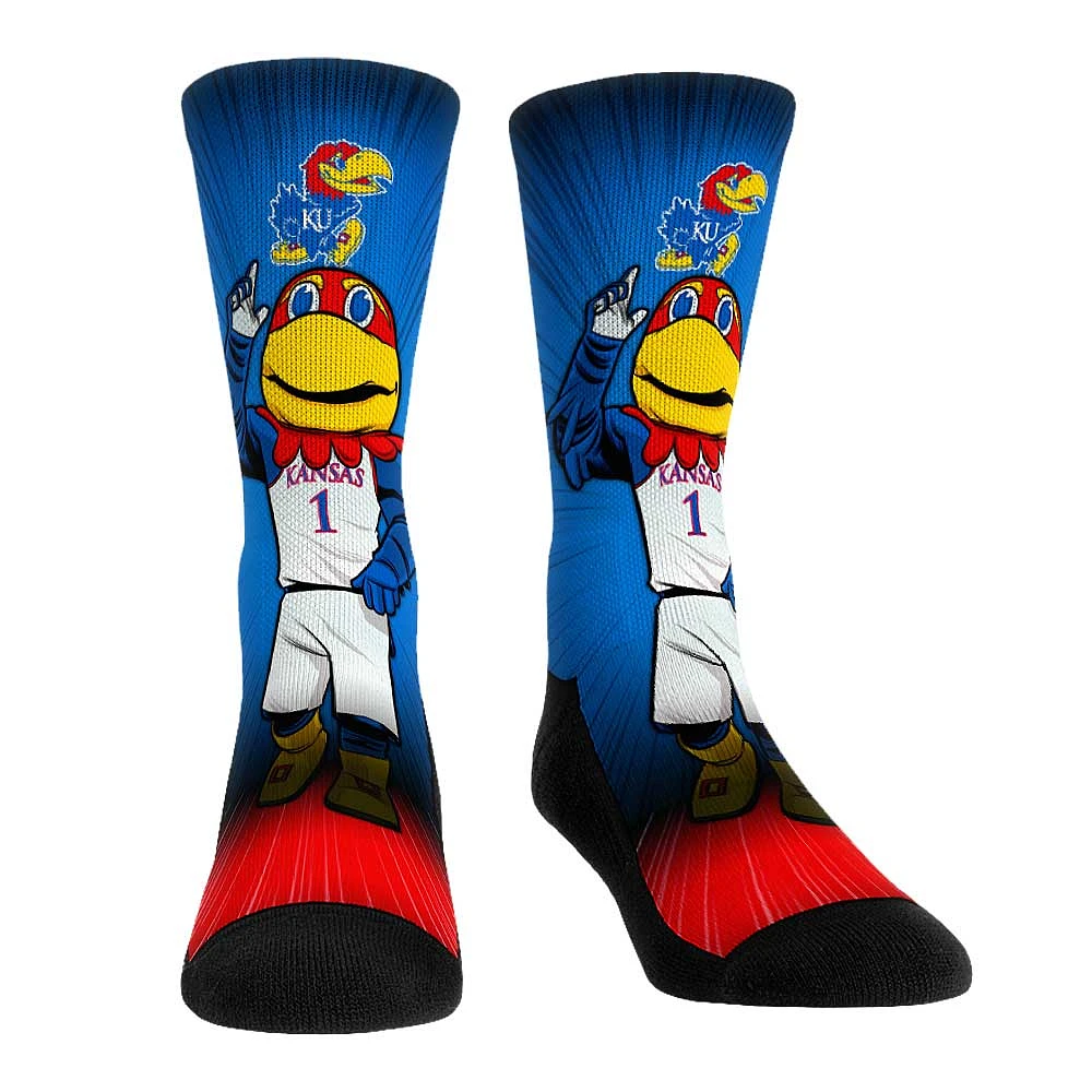 Rock Em Socks Kansas Jayhawks Mascot Pump Up Crew