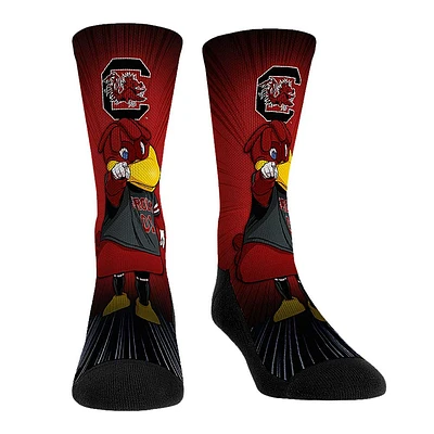 Rock Em Socks South Carolina Gamecocks Mascot Pump Up Crew Socks