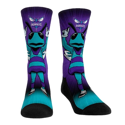 Rock Em Socks Charlotte Hornets Mascot Pump Up Crew Socks