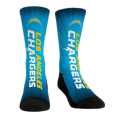 Rock Em Socks Los Angeles Chargers Mascot Pump Up Crew Socks