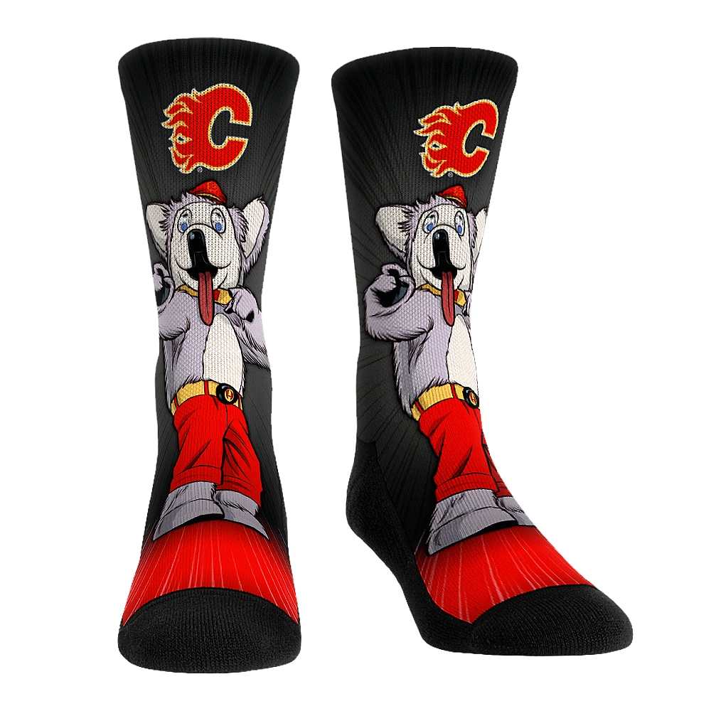 Rock Em Socks Calgary Flames Mascot Pump Up Crew