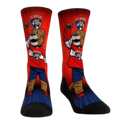 Rock Em Socks Florida Panthers Mascot Pump Up Crew Socks