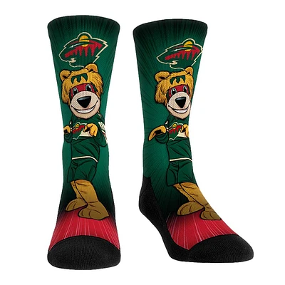 Rock Em Socks Minnesota Wild Mascot Pump Up Crew