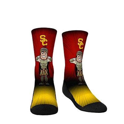 Youth Rock Em Socks USC Trojans Mascot Pump Up Crew Socks