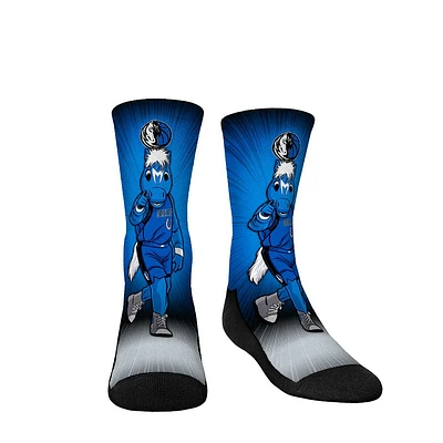 Youth Rock Em Socks Dallas Mavericks Mascot Pump Up Crew Socks