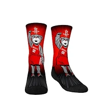 Youth Rock Em Socks Houston Rockets Mascot Pump Up Crew Socks