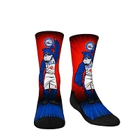 Youth Rock Em Socks Philadelphia 76ers Mascot Pump Up Crew Socks