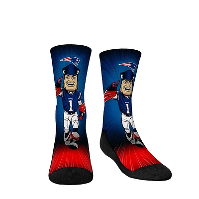 Youth Rock Em Socks New England Patriots Mascot Pump Up Crew Socks