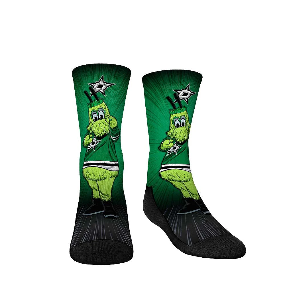 Youth Rock Em Socks Dallas Stars Mascot Pump Up Crew Socks