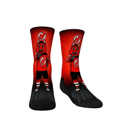 Youth Rock Em Socks New Jersey Devils Mascot Pump Up Crew Socks