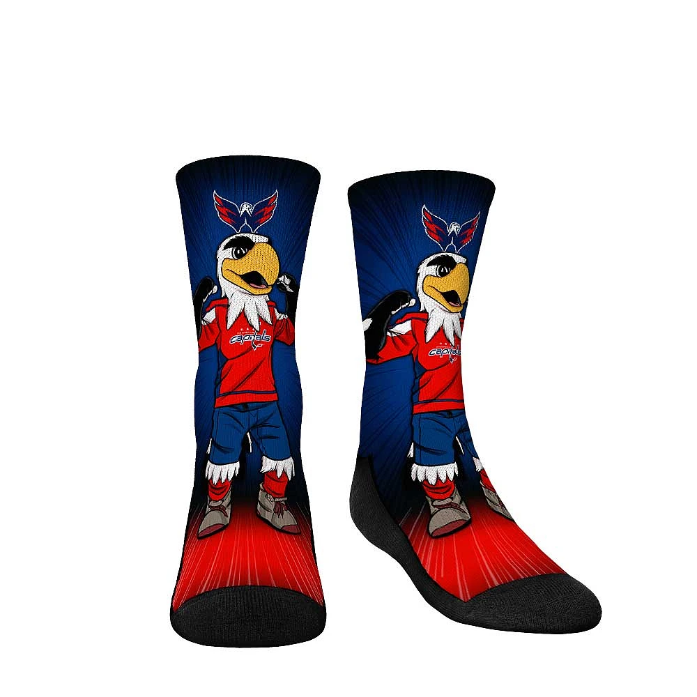 Youth Rock Em Socks Washington Capitals Mascot Pump Up Crew Socks