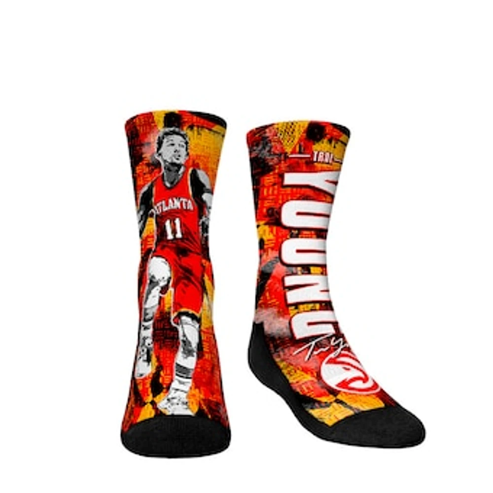 Youth Rock Em Socks Trae Young Atlanta Hawks Big Player Crew Socks