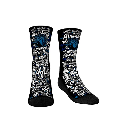 Youth Rock Em Socks  Minnesota Timberwolves Graffiti Crew Socks