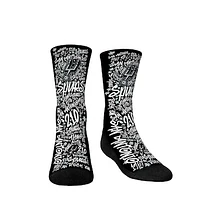 Youth Rock Em Socks  San Antonio Spurs Graffiti Crew Socks