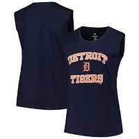 Women's Profile Navy Detroit Tigers Plus Tank Top