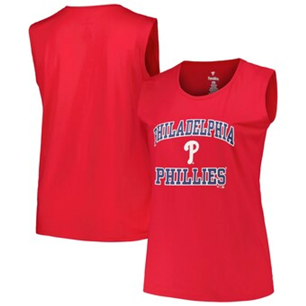 Women's Profile Red Philadelphia Phillies Plus Tank Top