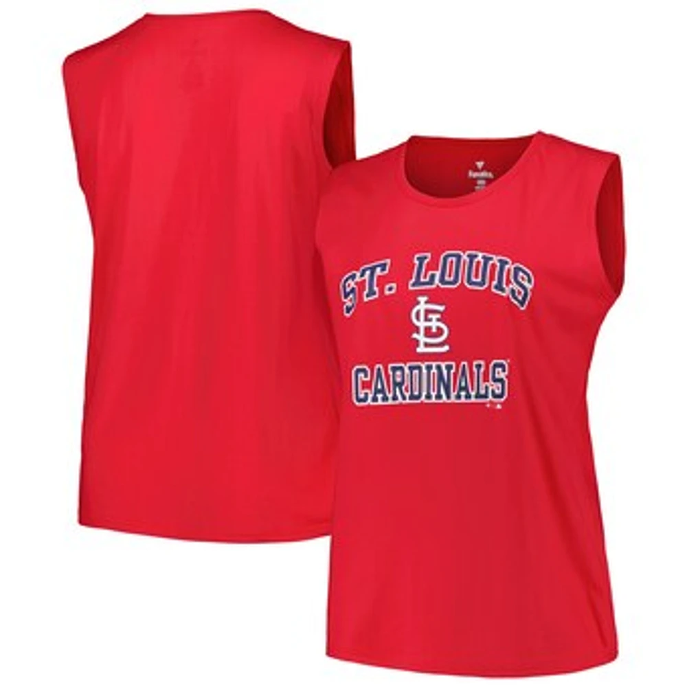 Women's Profile Red St. Louis Cardinals Plus Tank Top