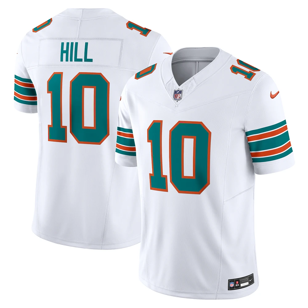 Men's Nike Tyreek Hill White Miami Dolphins Vapor F.U.S.E. Limited Jersey